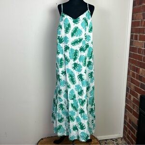 J Crew women’s tropical print maxi sundress size large new with tags